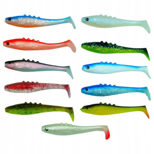Zestaw 11szt. gum Dragon Lunatic-7,5cm na okonie