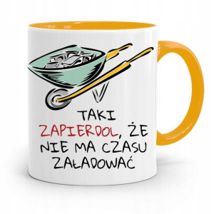 Kubek Żółty Budowlańca Majstra Fachowca Prezent