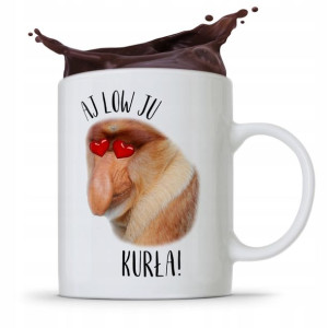 Kubek Śmieszny Janusz Nosacz Aj Low Ju Kurła!