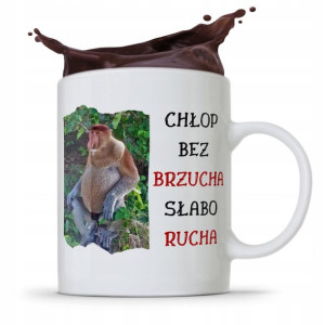 Kubek Śmieszny Janusz Nosacz Chłop Bez Brzucha