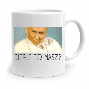 Kubek Śmieszny Papież Papaj Jan Paweł Ii Prezent