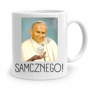 Kubek Śmieszny Papież Papaj Jan Paweł Ii Prezent