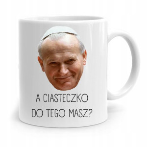 Kubek Śmieszny Papież Papaj Jan Paweł Ii Prezent