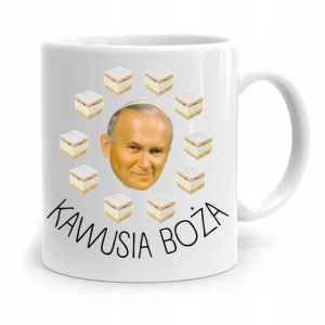 Kubek Śmieszny Papież Papaj Jan Paweł Ii Prezent
