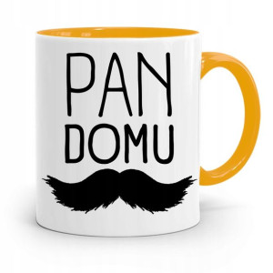 Kubek Żółty Dla Chłopaka Faceta Pan Domu