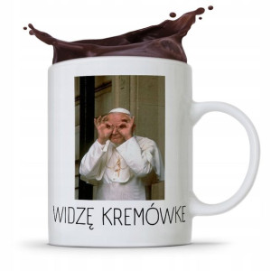 Kubek Śmieszny Prezent Jan Paweł Ii Papież Papaj