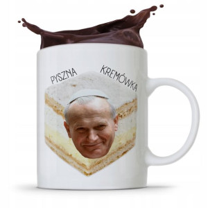 Kubek Śmieszny Prezent Jan Paweł Ii Papież Papaj