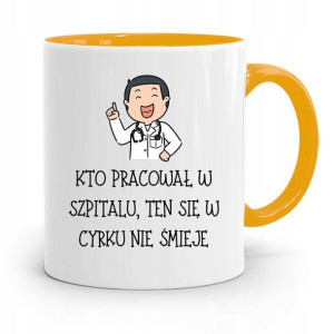 Kubek Żółty Dla Doktora Kto Pracował W Szpitalu