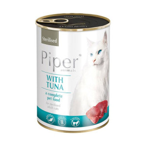 Dolina Noteci Piper dla kota z tuńczykiem 400g