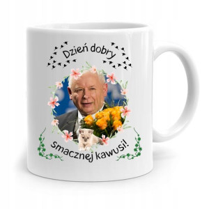 Kubek Śmieszny Prezesa Pis Jarosław Kaczyński