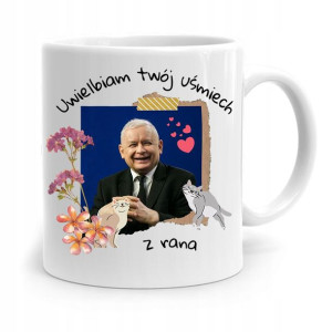 Kubek Śmieszny Prezesa Pis Jarosław Kaczyński