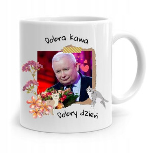 Kubek Śmieszny Prezesa Pis Jarosław Kaczyński