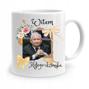 Kubek Śmieszny Prezesa Pis Jarosław Kaczyński