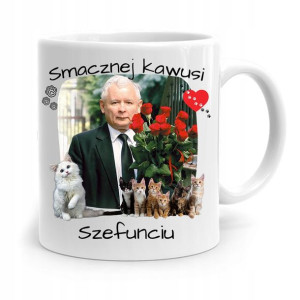 Kubek Śmieszny Prezesa Pis Jarosław Kaczyński