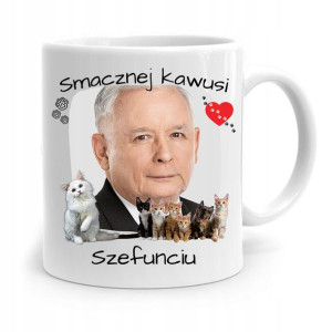 Kubek Śmieszny Prezesa Pis Jarosław Kaczyński