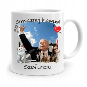 Kubek Śmieszny Prezesa Pis Jarosław Kaczyński