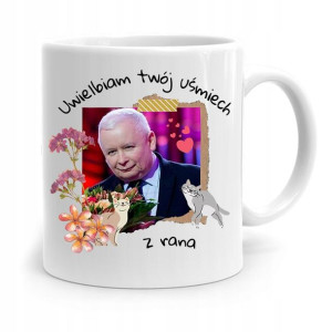 Kubek Śmieszny Prezesa Pis Jarosław Kaczyński