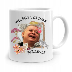 Kubek Śmieszny Prezesa Pis Jarosław Kaczyński