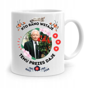 Kubek Śmieszny Prezesa Pis Jarosław Kaczyński
