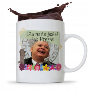 Kubek Śmieszny Prezesa Pis Jarosław Kaczyński