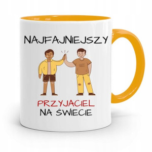Kubek Żółty Dla Przyjaciela Najfajniejszy Prezent