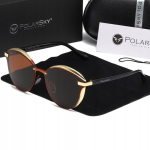 OKULARY Z POLARYZACJĄ UV400 damskie muchy POLARSKY