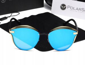 OKULARY Z POLARYZACJĄ UV400 damskie muchy POLARSKY