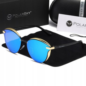 OKULARY Z POLARYZACJĄ UV400 damskie muchy POLARSKY