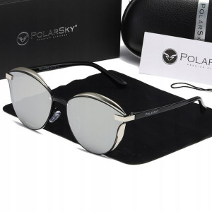 OKULARY Z POLARYZACJĄ UV400 damskie muchy POLARSKY