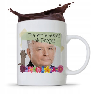 Kubek Śmieszny Prezesa Pis Jarosław Kaczyński