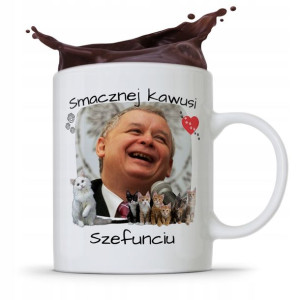 Kubek Śmieszny Prezesa Pis Jarosław Kaczyński