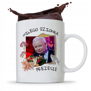 Kubek Śmieszny Prezesa Pis Jarosław Kaczyński