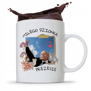 Kubek Śmieszny Prezesa Pis Jarosław Kaczyński