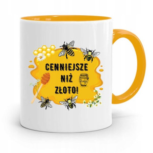 Kubek Zółty Dla Pszczelarza Cenniejsze Niż Złoto