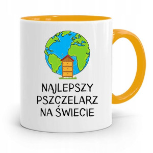 Kubek Zółty Dla Pszczelarza Najlepszy Na Świecie