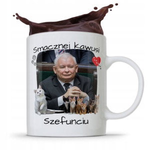 Kubek Śmieszny Prezesa Pis Jarosław Kaczyński
