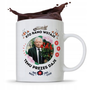 Kubek Śmieszny Prezesa Pis Jarosław Kaczyński