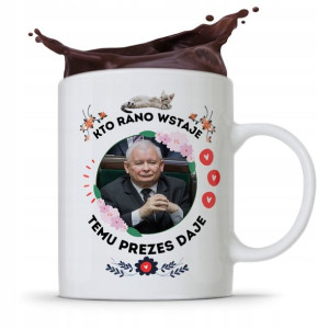 Kubek Śmieszny Prezesa Pis Jarosław Kaczyński