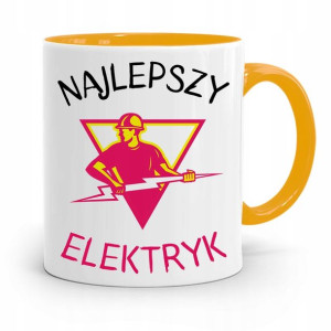 Kubek Żółty Dla Elektryka Najlepszy Elektryk