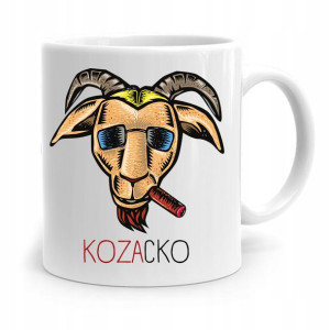 Kubek Śmieszny Zabawny Kozacko Koza Prezent