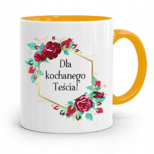 Kubek Żółty Dla Teścia Dla Kochanego Teścia!