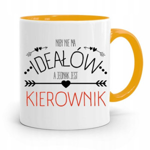 Kubek Żółty Dla Kierownika Niby Nie Ma Ideałów