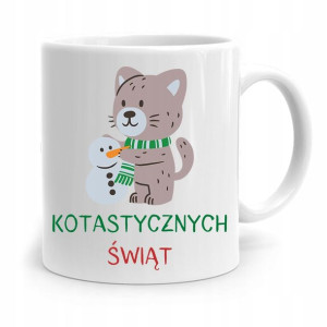 Kubek Świąteczny Prezent Pod Choinkę Na Mikołaja