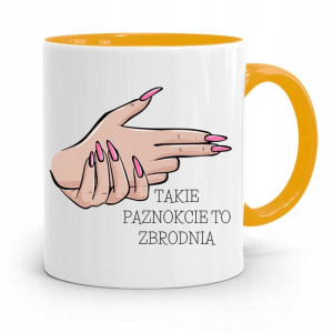 Kubek Żółty Dla Kosmetyczki Takie To Zbrodnia