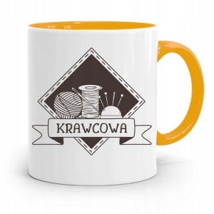 Kubek Żółty Dla Krawcowej Krawcowa Prezent