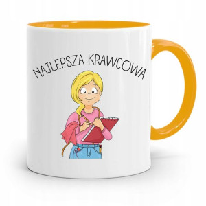 Kubek Żółty Dla Krawcowej Najlepsza Krawcowa