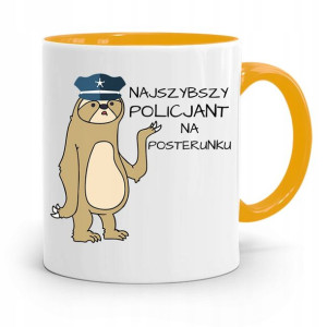 Kubek Żólty Najszybszego Policjanta Policjantki