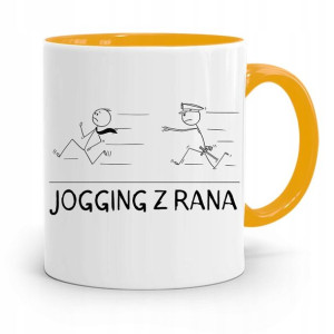 Kubek Żólty Policjanta Policjantki Jogging Z Rana