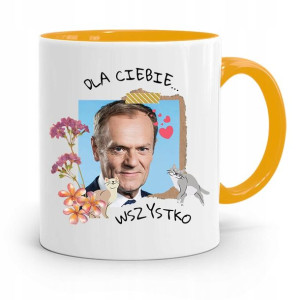 Kubek Żółty Donald Tusk Po Platforma Prezent
