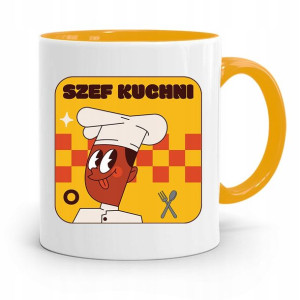 Kubek Żółty Dla Kucharza Kucharki Szef Kuchni